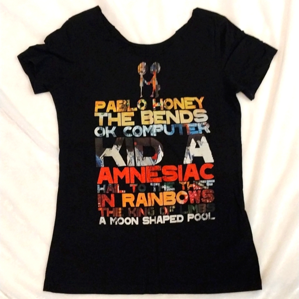 RADIOHEAD ALBUM RECONSTRUCTED SHORT SLEEVE t-shirt